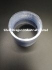 Clear PVC Shrink Preformed seals with blue tint , 412mm LF X 35+10mm X 0.05mm
